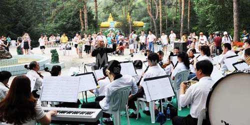 哈市植物园每周末举办公益性“森林音乐会” _新浪地方站新闻_新浪地方站