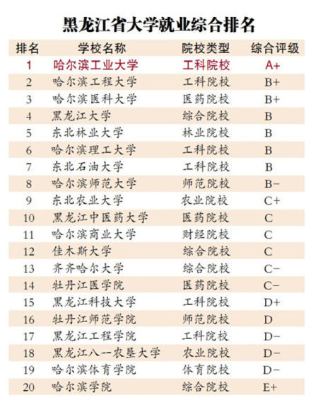 2019高校就业排行榜_2019中国大学本科生就业质量排行榜公布