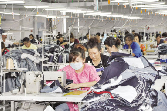 上海罗神服饰有限公司提供就业岗位200余个_