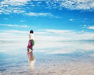 中国版天空之镜 如梦如幻的茶卡盐湖